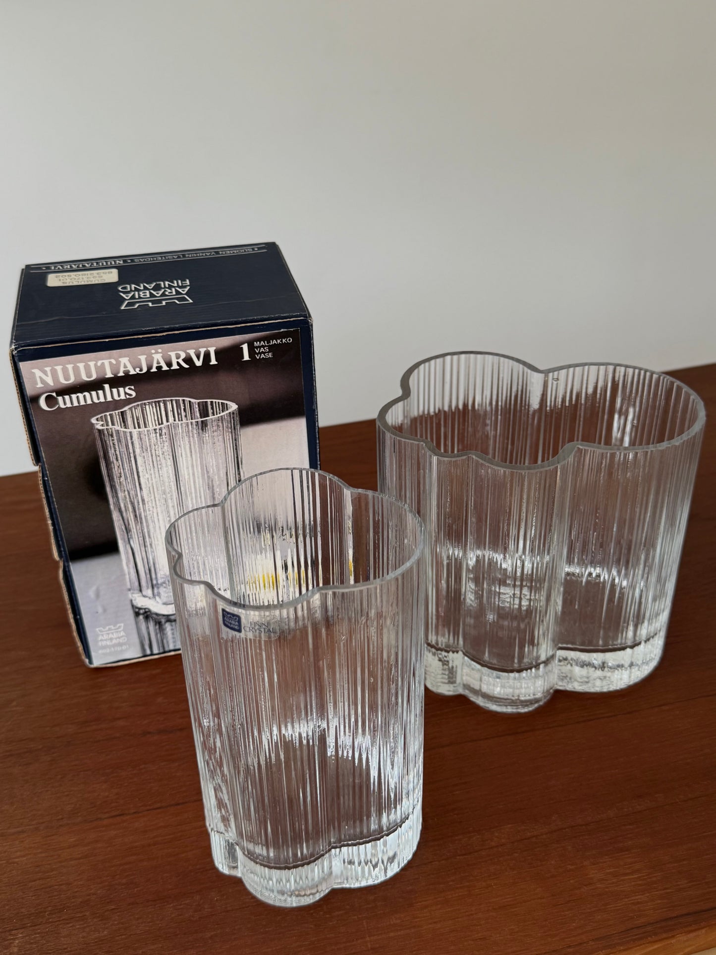 Cumulus vases by Markku Salo for Arabia/Nuutajärvi
