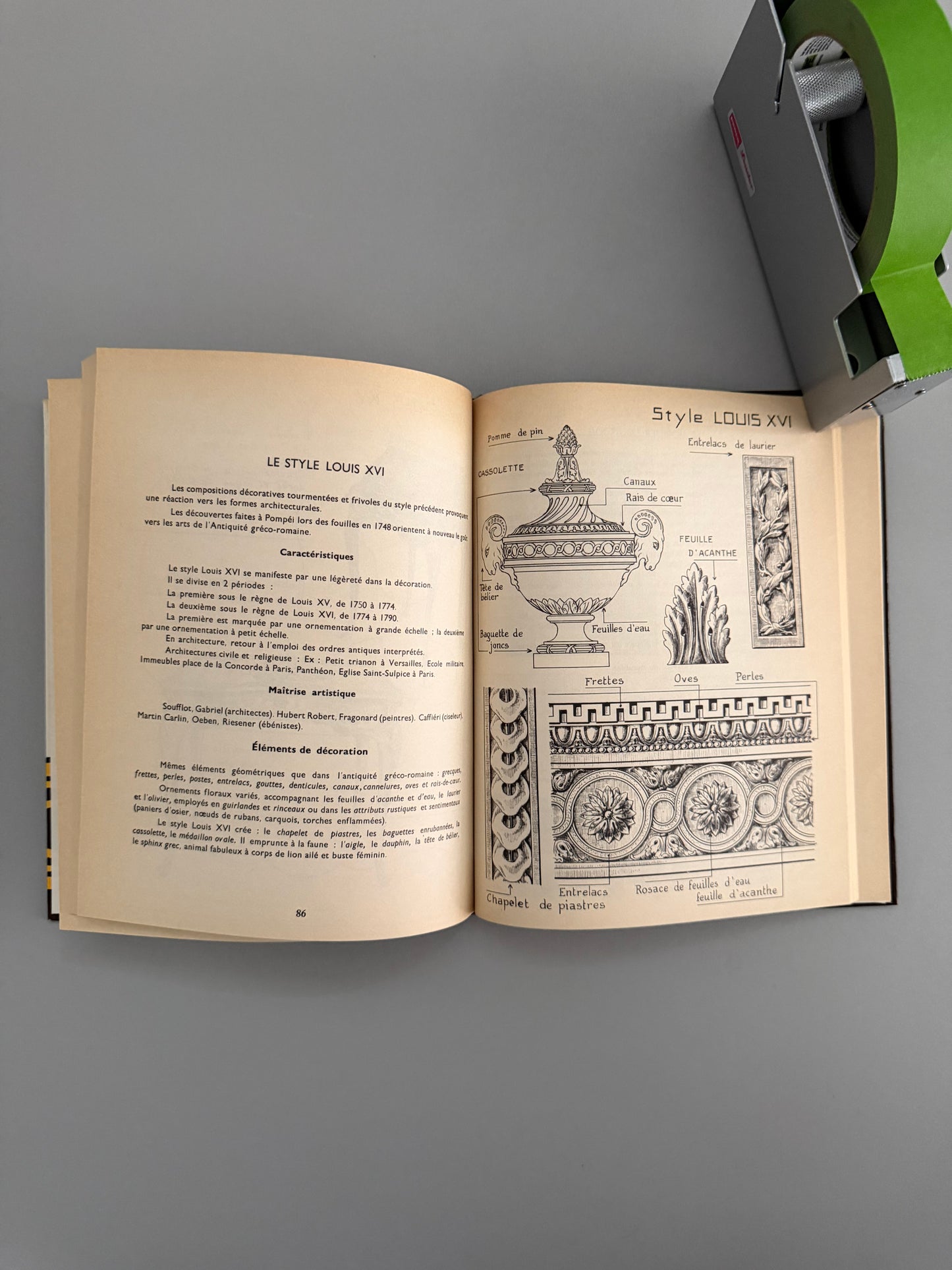 Étude des Styles du Mobilier