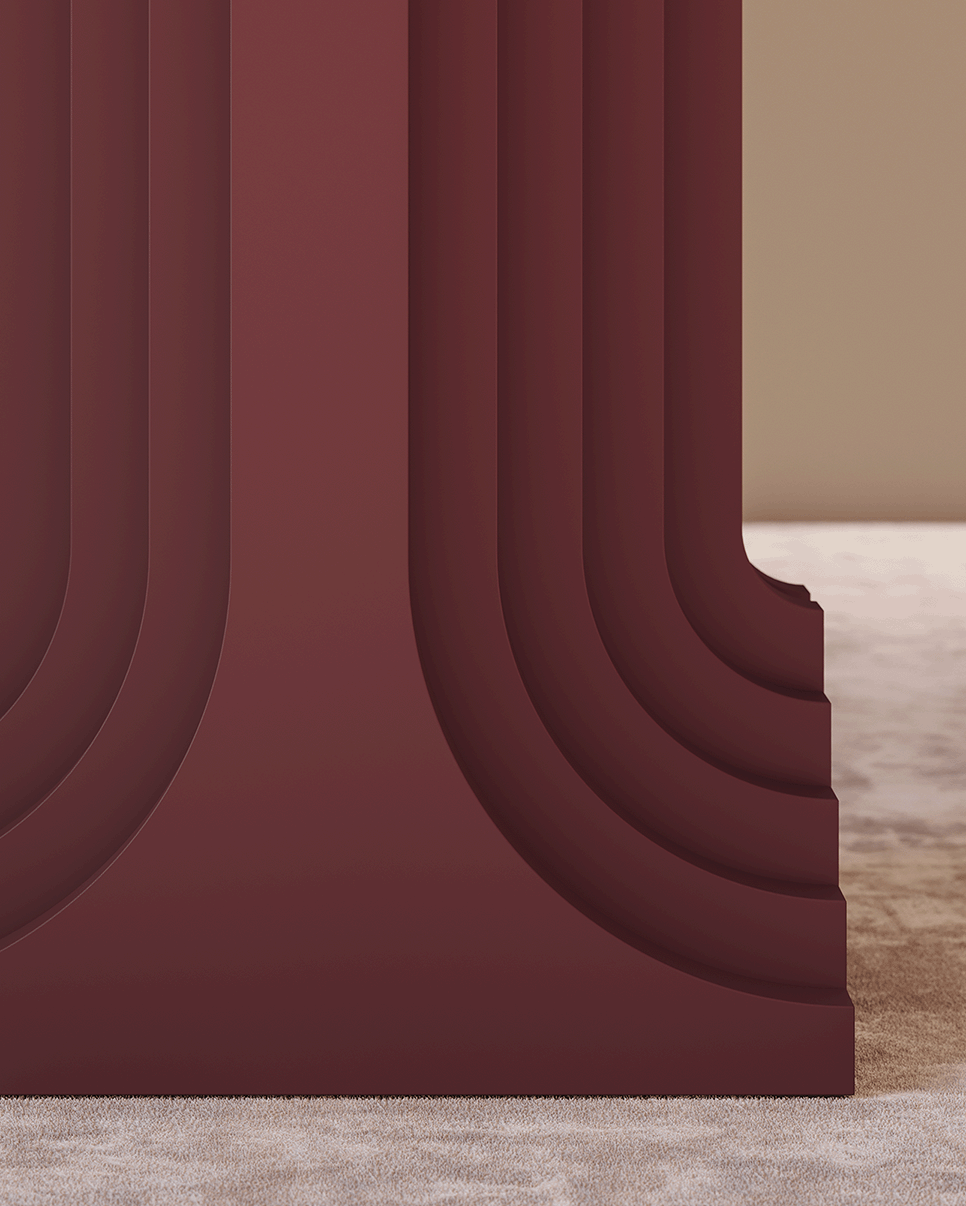 Auriga dining table by Dino Gavina