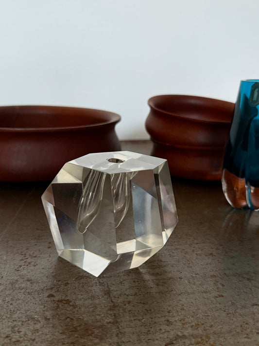 Faceted soliflore vase by Timo Sarpaneva for Iittala