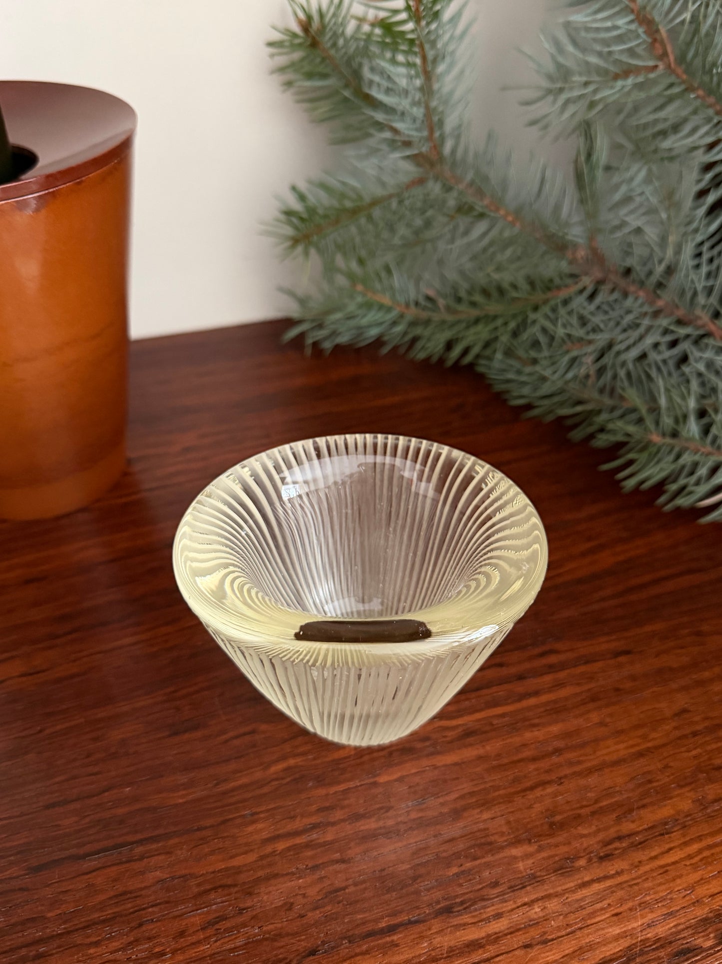 Small glass vase