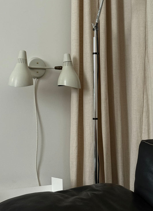 Double wall sconce by Gerald Thurston for Lightolier