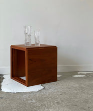 Load image into Gallery viewer, Interlocking teak side tables by Kai Kristiansen for Vildbjerg Møbelfabrik
