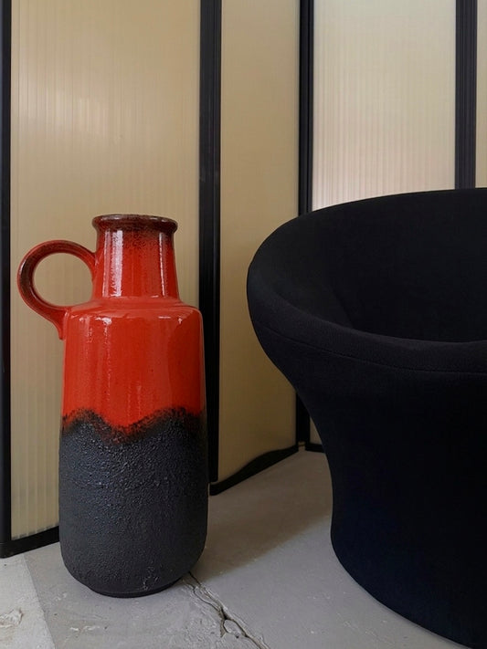 Large ceramic floor vase by Scheurich
