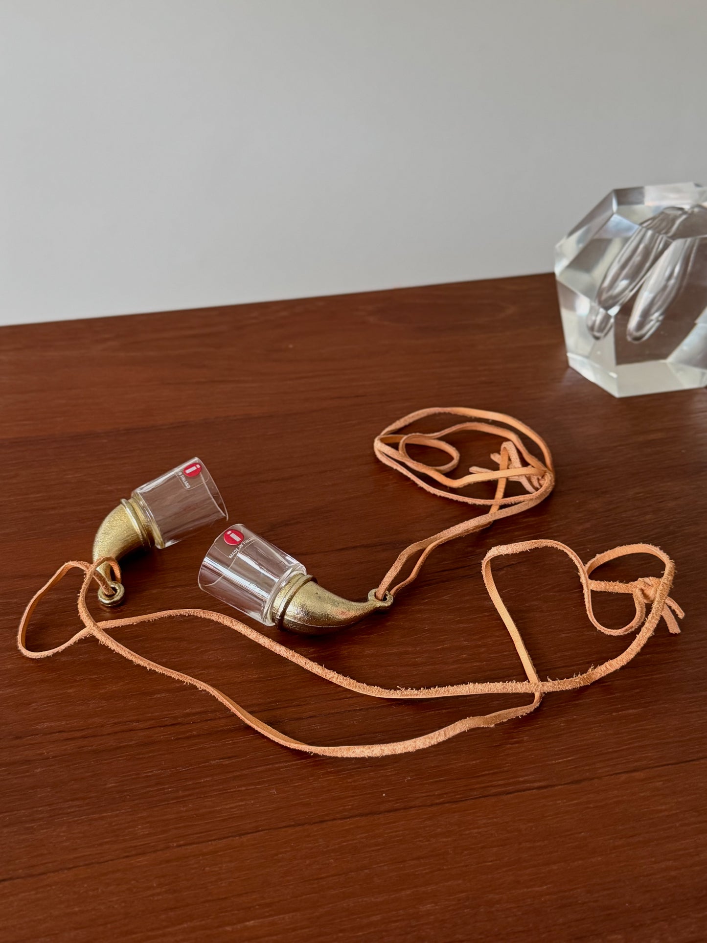Wearable shot glass by Valto Kokko for Iittala