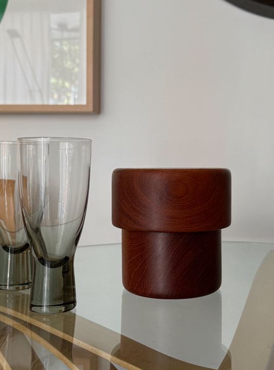 Rare solid teak box by Kay Bojesen