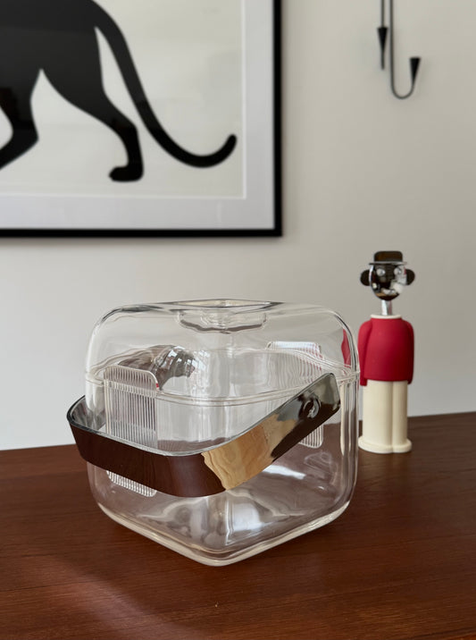 Lucite ice bucket by Guzzini
