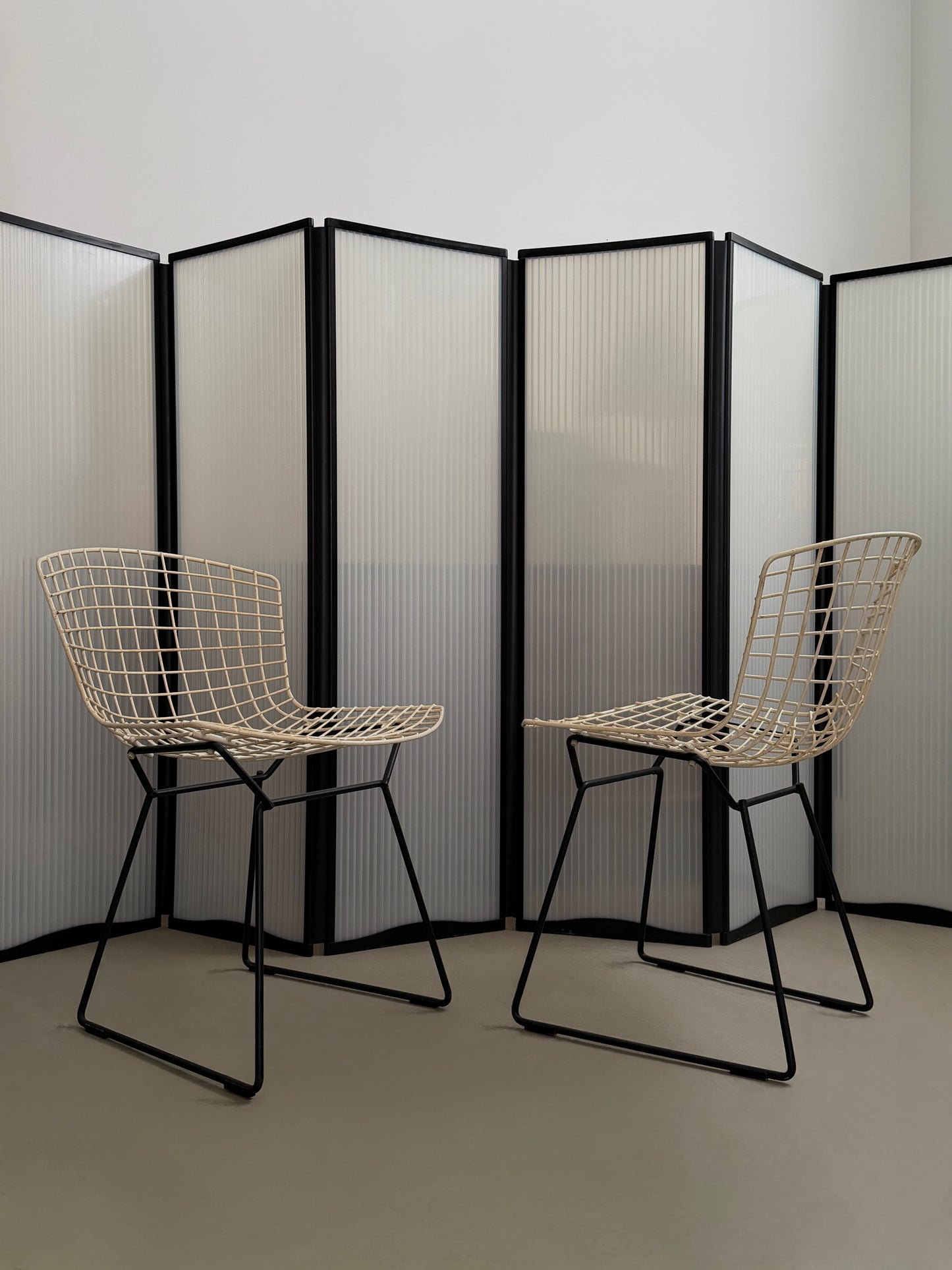 Pair of Bertoia side chairs by Harry Bertoia for Knoll
