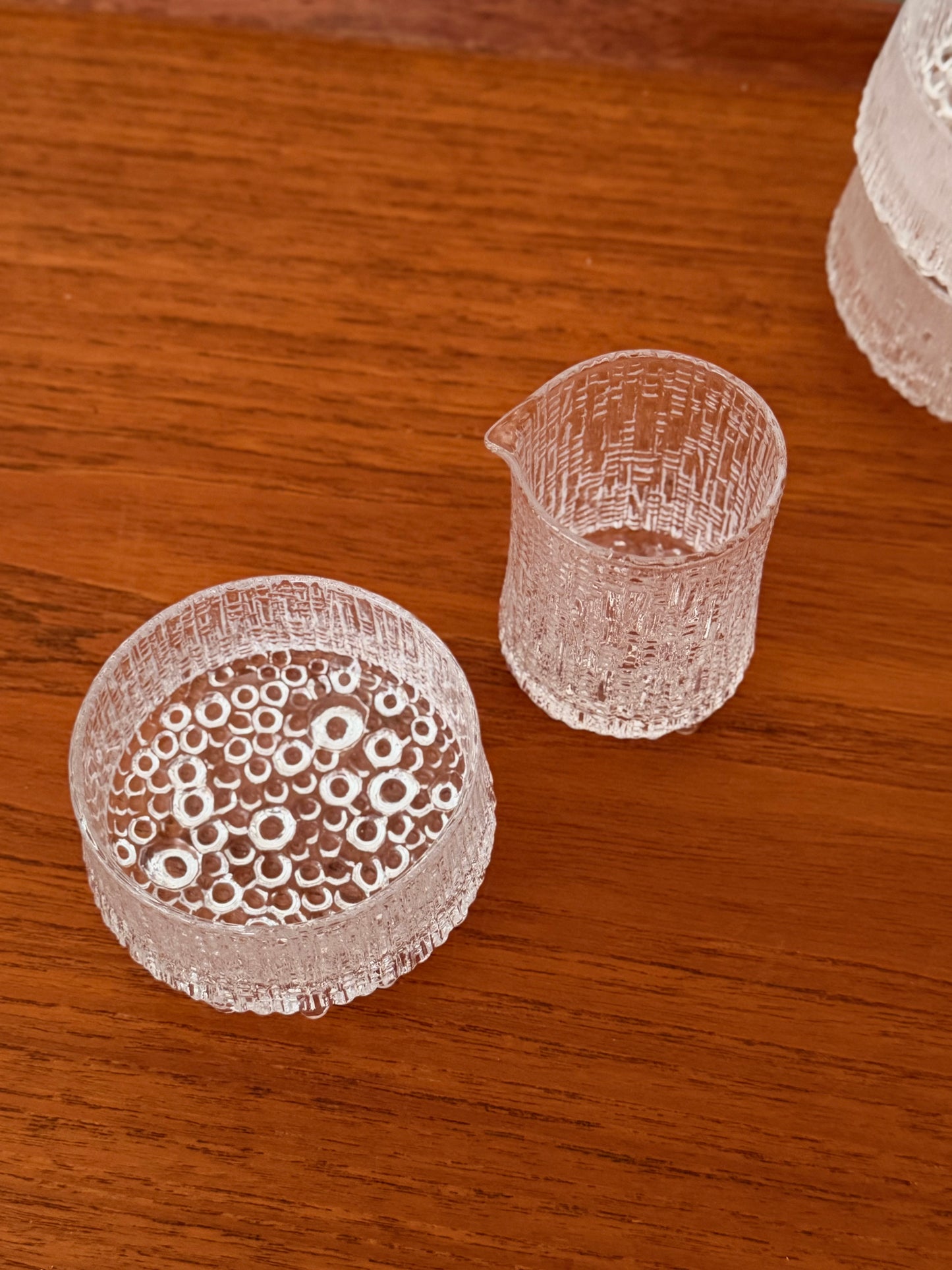 Ultima Thule milk and sugar set by Tapio Wirkkala for Iittala