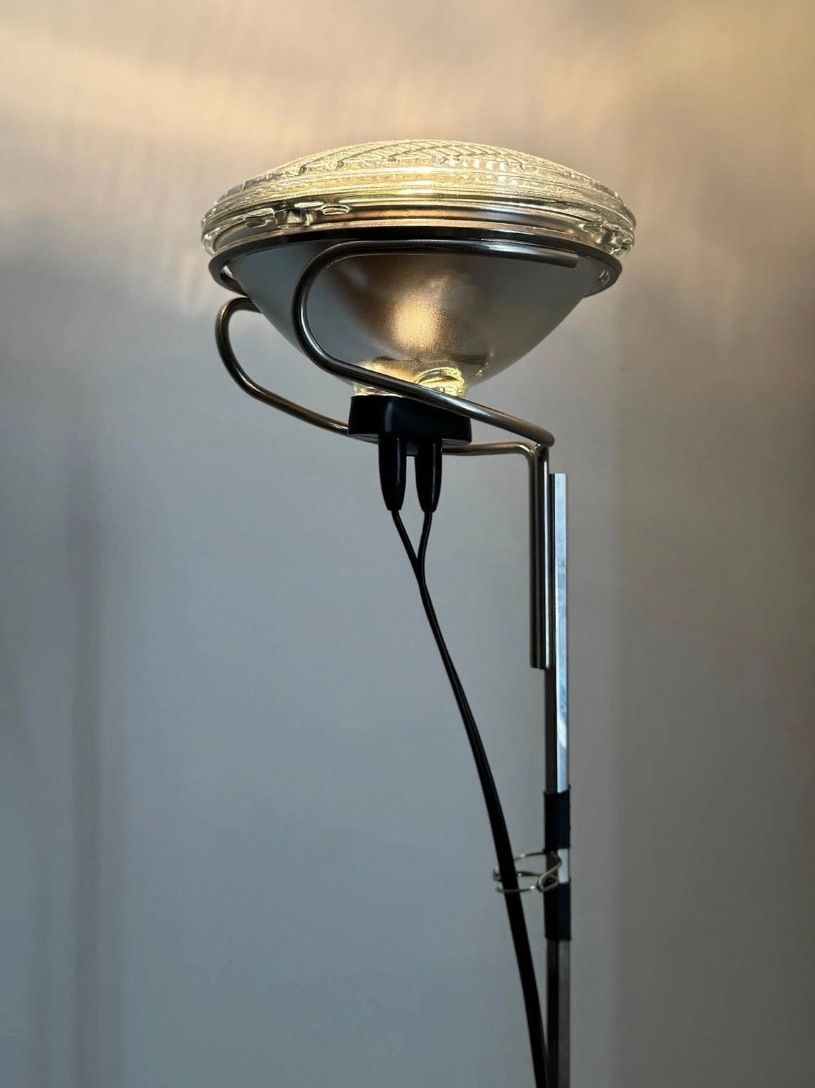 Toio floor lamp by Achille and Pier Giacomo Castiglioni for Flos