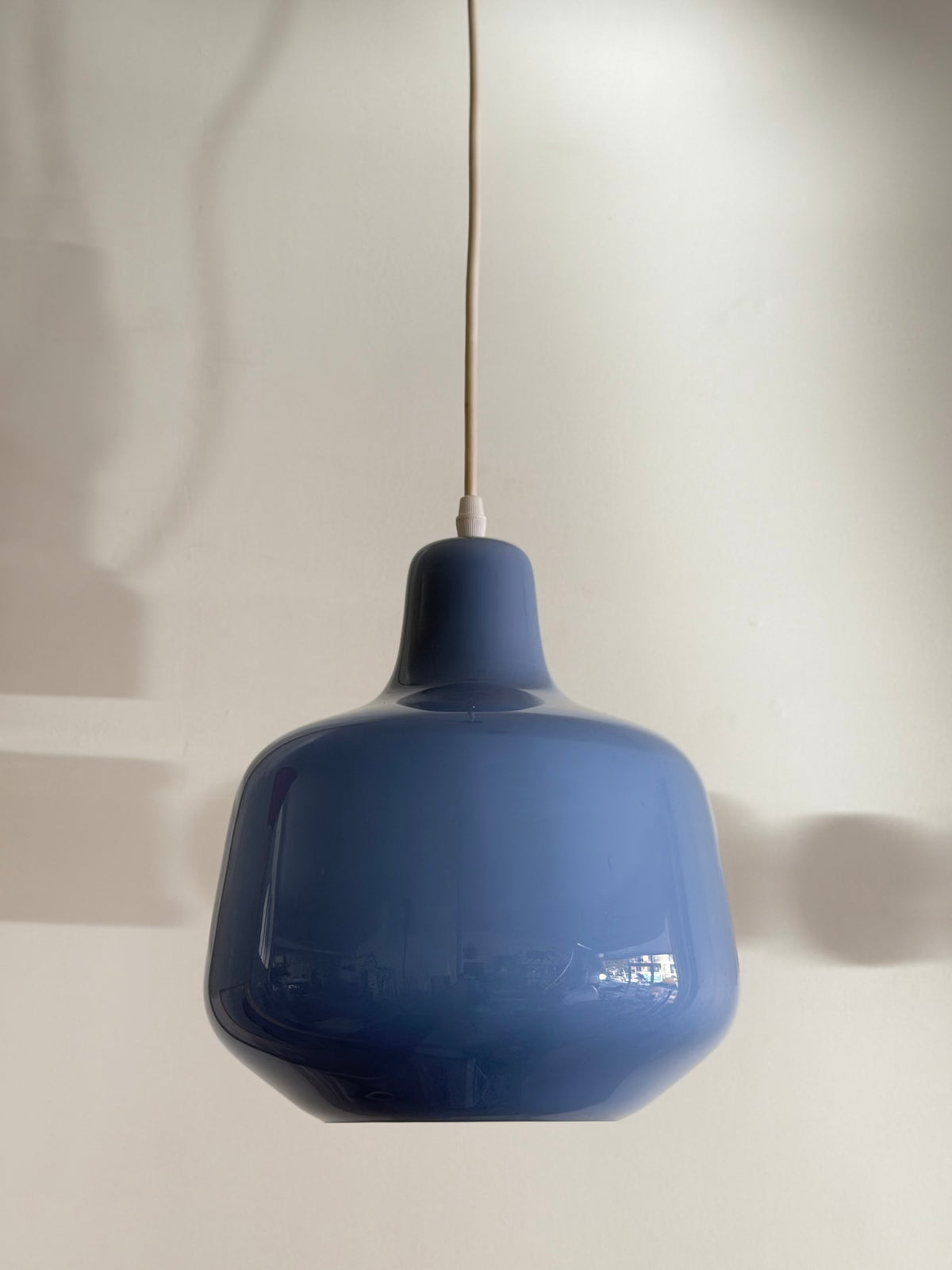 Swedish cased glass suspension lamps