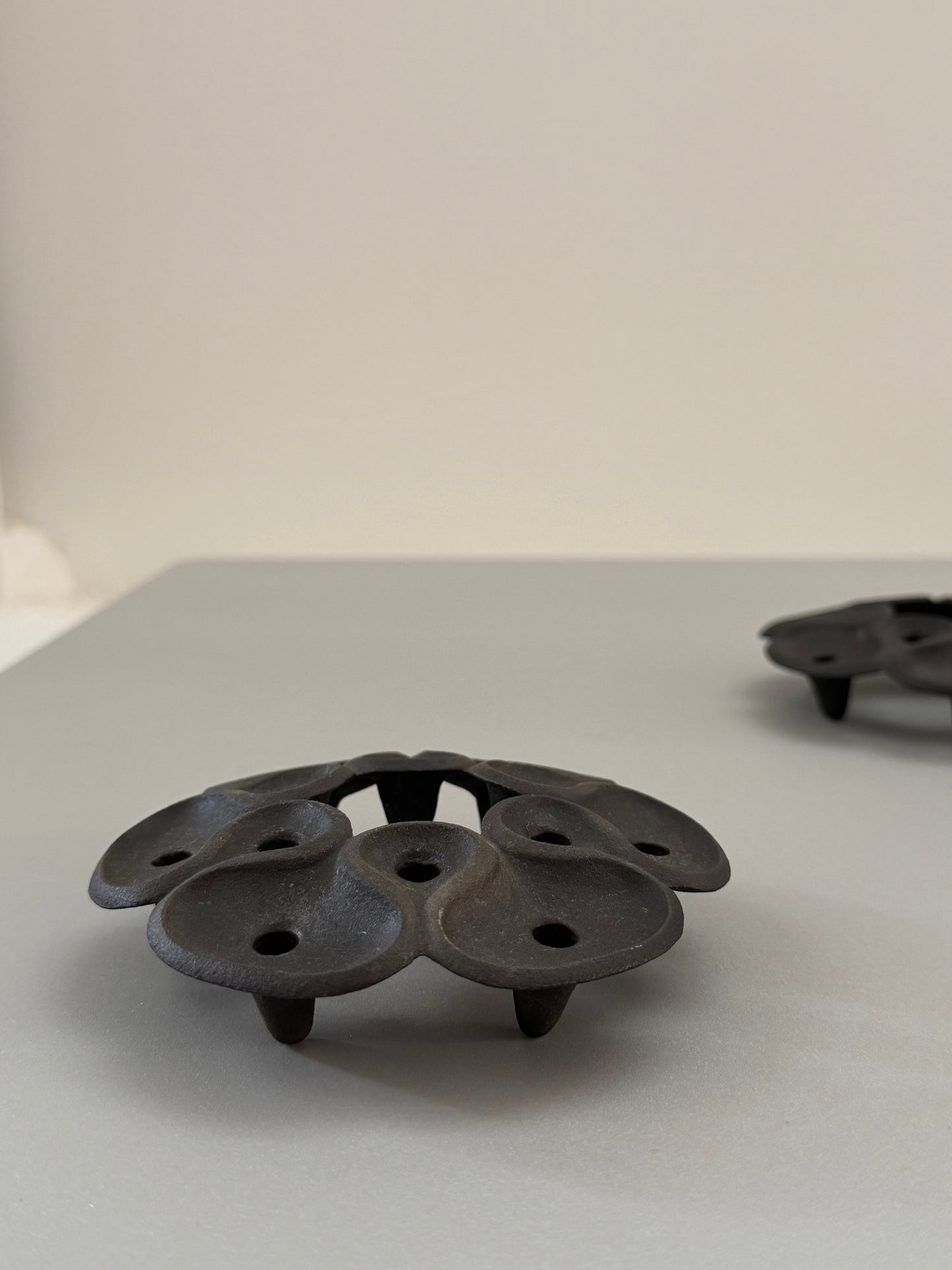 Lotus cast iron candleholder by Jens Quistgaard for Dansk