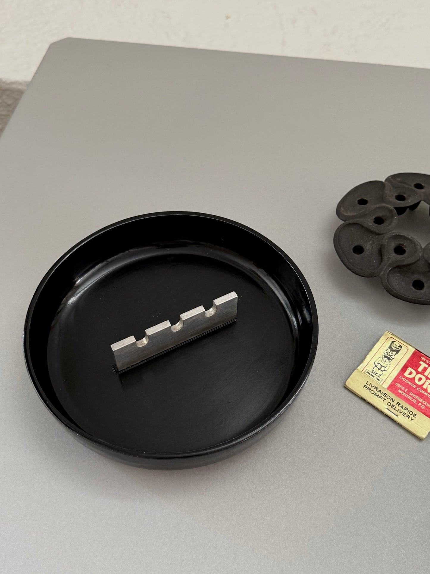 Vintage aluminium ashtray