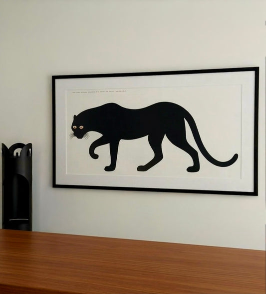 Impression La Pantera par Enzo Mari