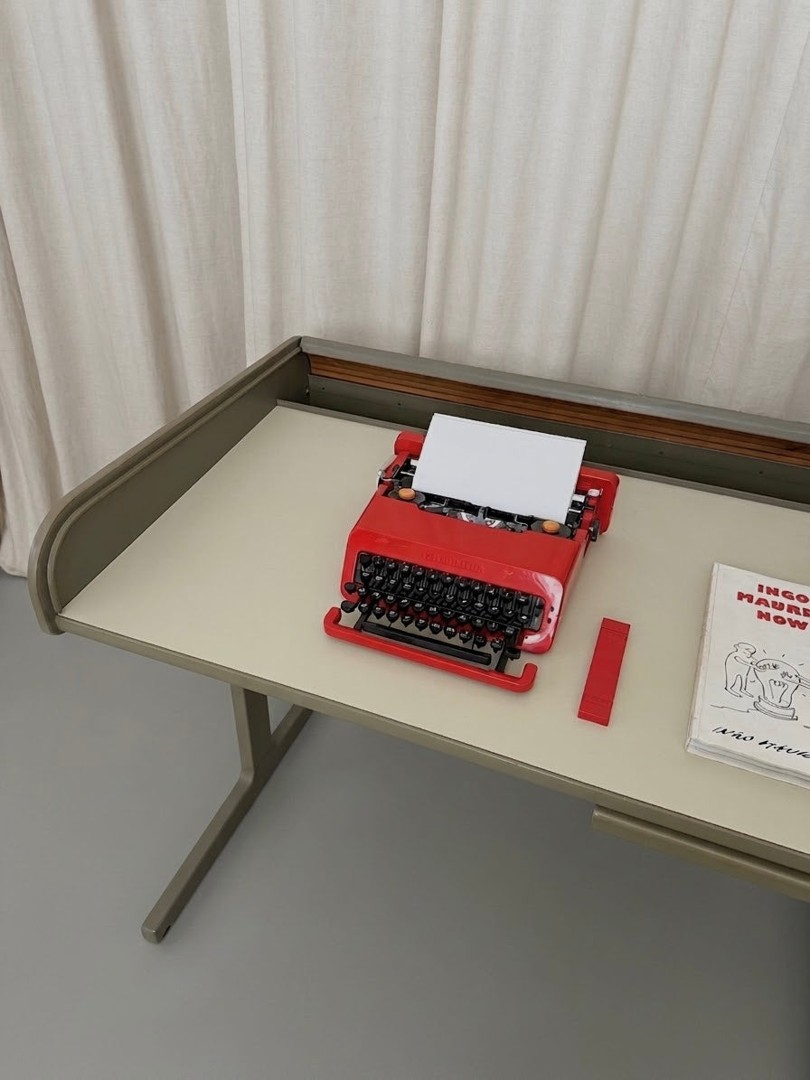 Action office roll top desk by George Nelson for Herman Miller