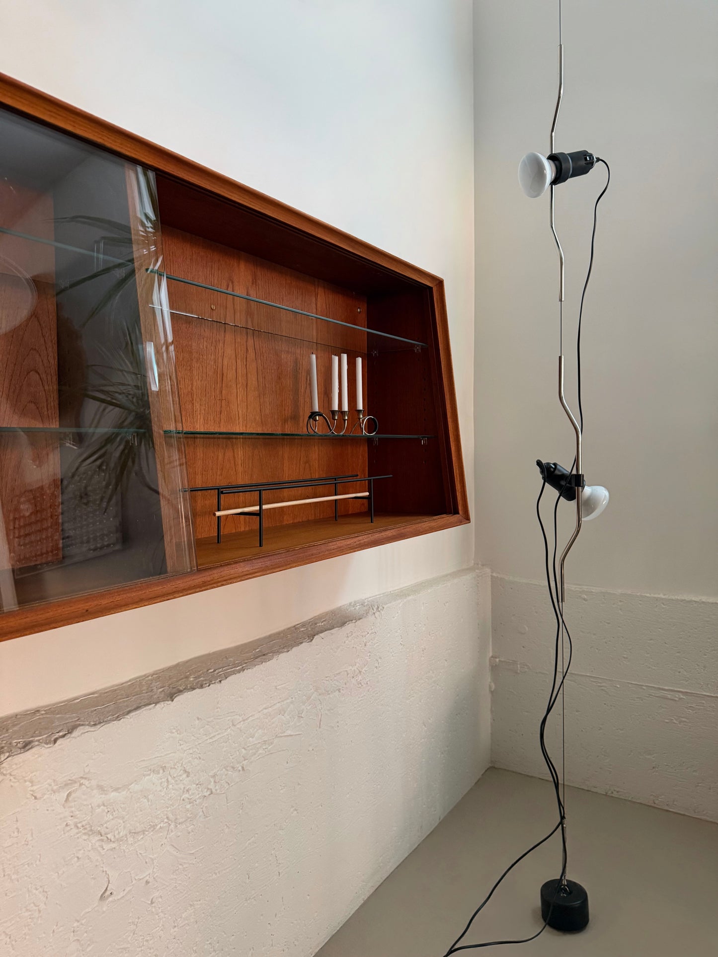 Parentesi double hanging lamp by Achille Castiglioni and Pio Manzu for Flos