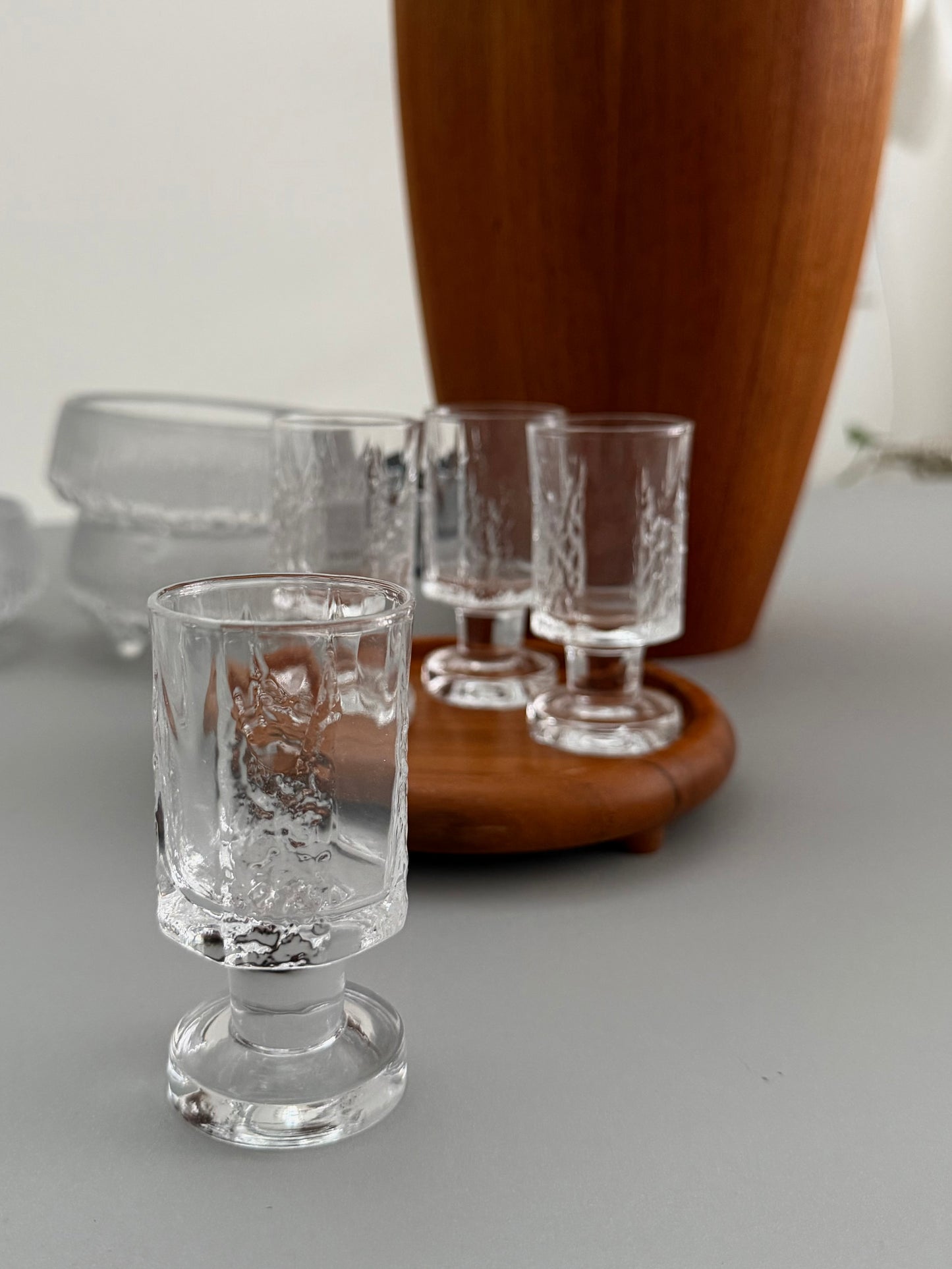 Lot de quatre verres à liqueur Kalinka par Timo Sarpaneva pour Iittala