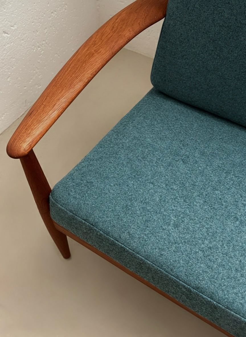 Solid teak sofa by Grete Jalk for France&Søn