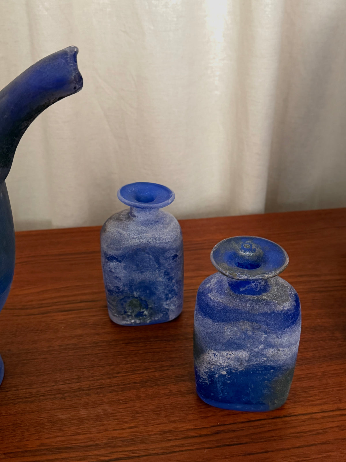 Set of 6 Scavo vases by Cenedese