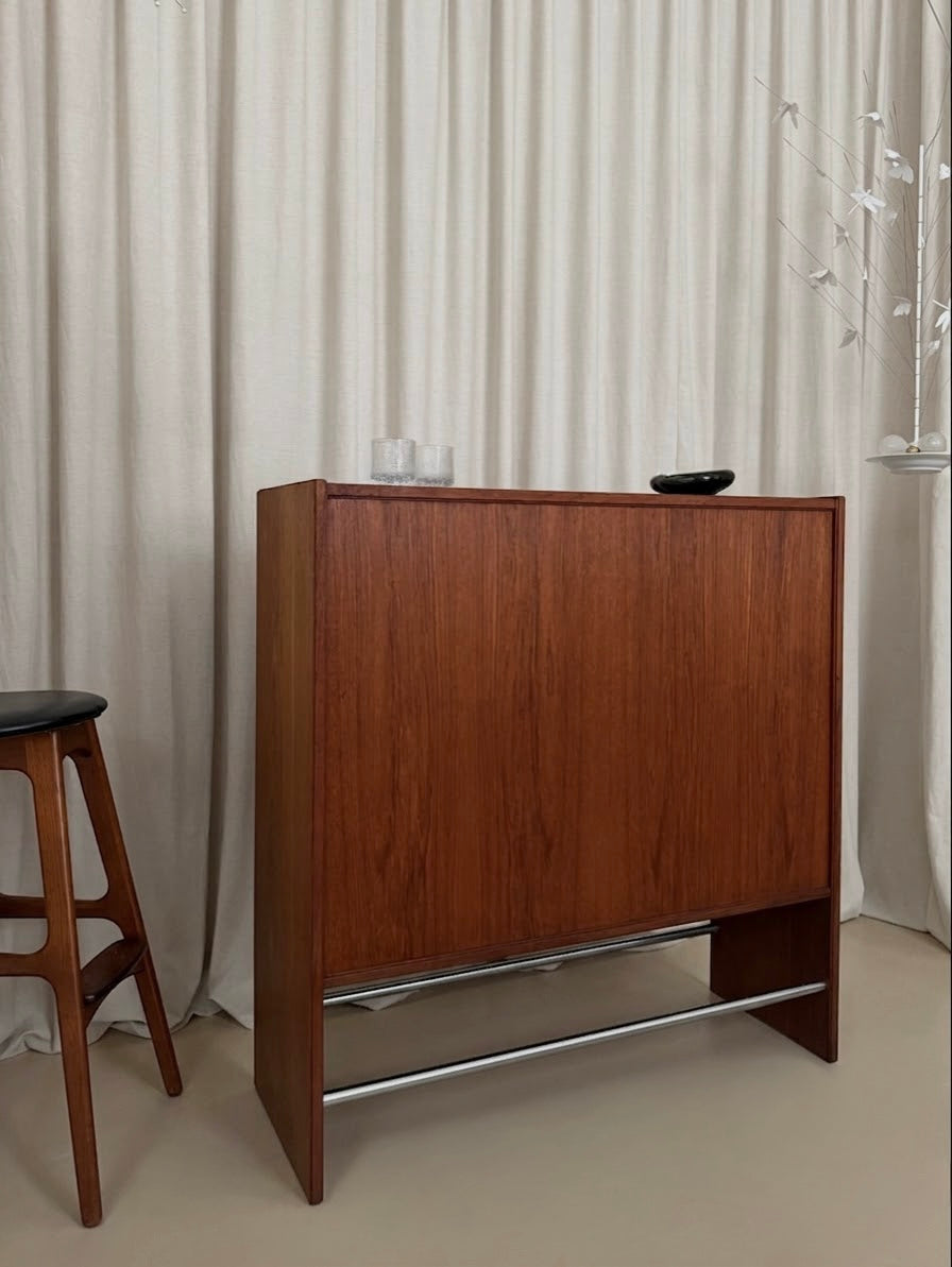 Teak dry bar by Erik Buch for Heltborg Møbler