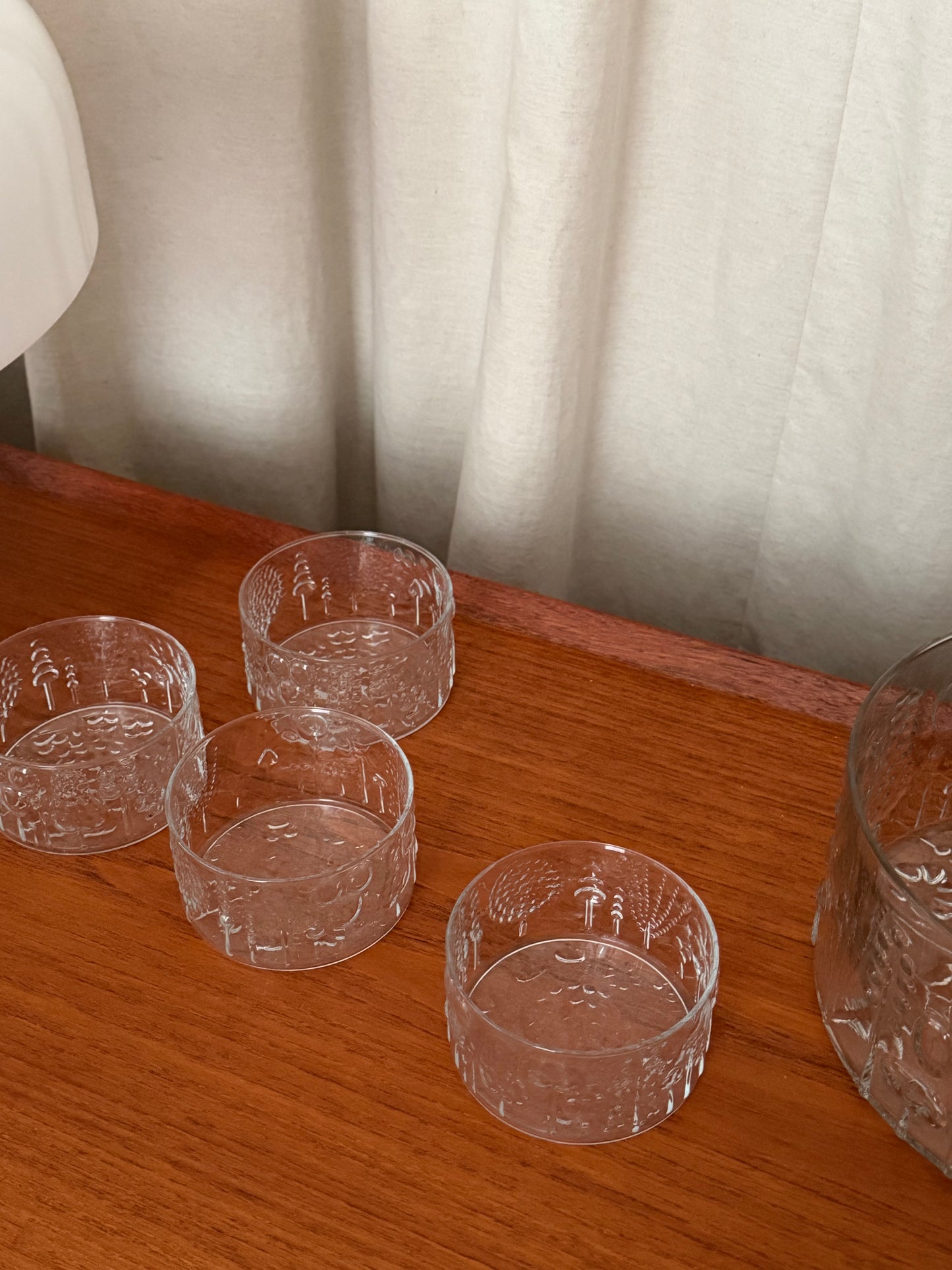 Set of 4 bowls by Oiva Toikka for Nuutajärvi
