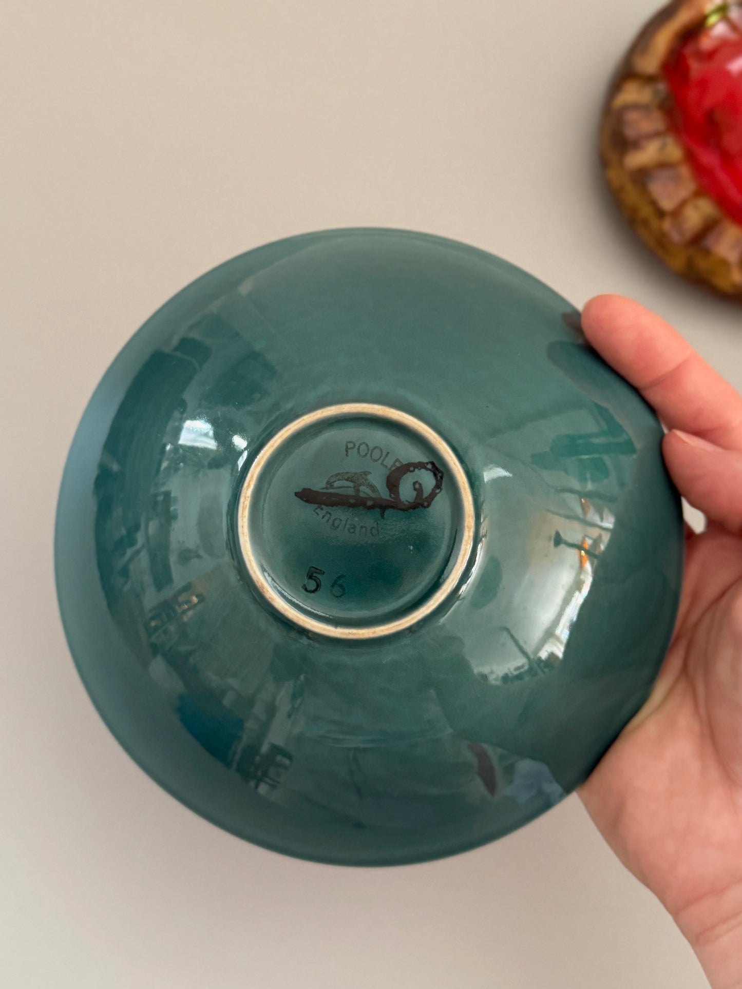 Ceramic bowl by Poole Pottery