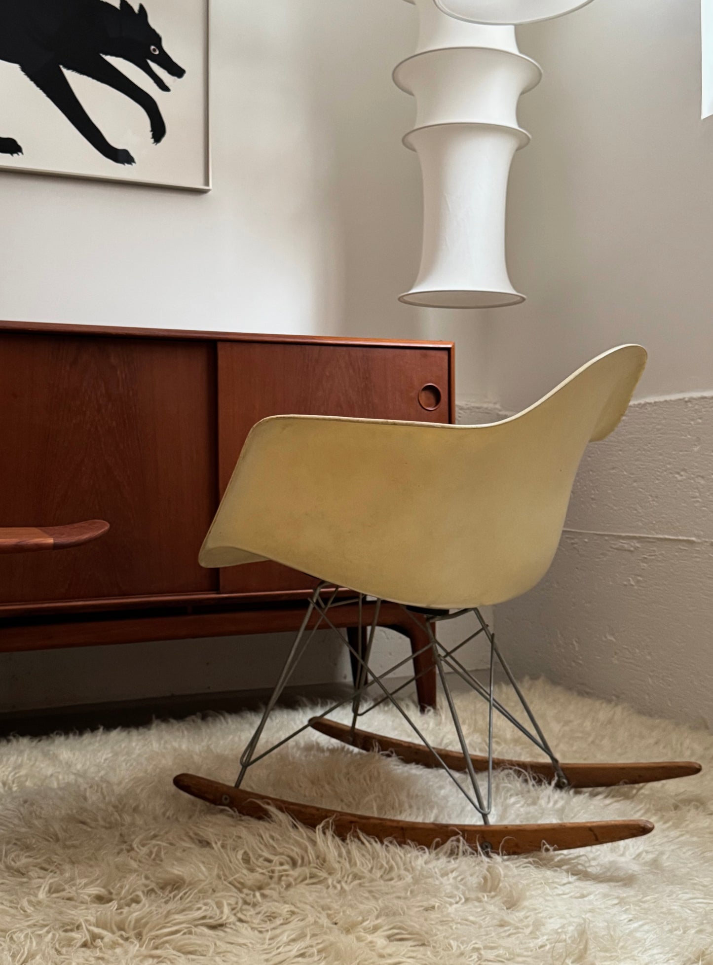 RAR fibreglass rocking chair by Charles & Ray Eames for Herman Miller