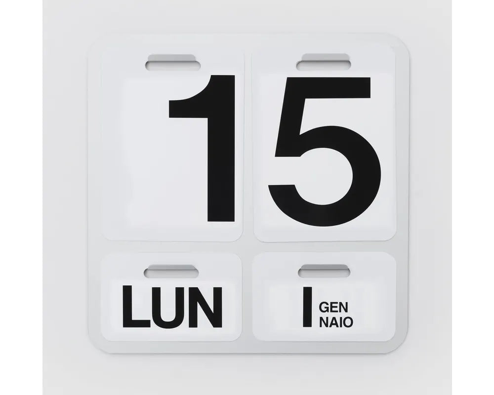 Calendrier perpétuel Formose par Enzo Mari