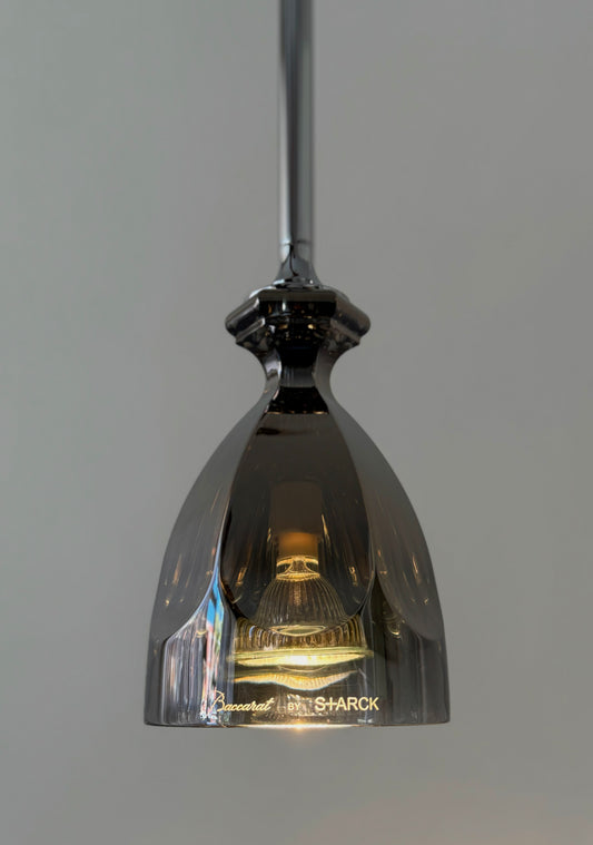 Paire de suspensions Harcourt Hic! de Phillipe Starck pour Baccarat