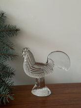 Load image into Gallery viewer, Crystal rooster sculpture by Kosta Boda
