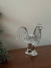 Load image into Gallery viewer, Crystal rooster sculpture by Kosta Boda
