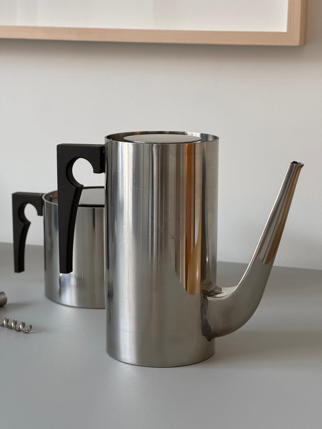 Cylinda coffee pot by Arne Jacobsen for Stelton