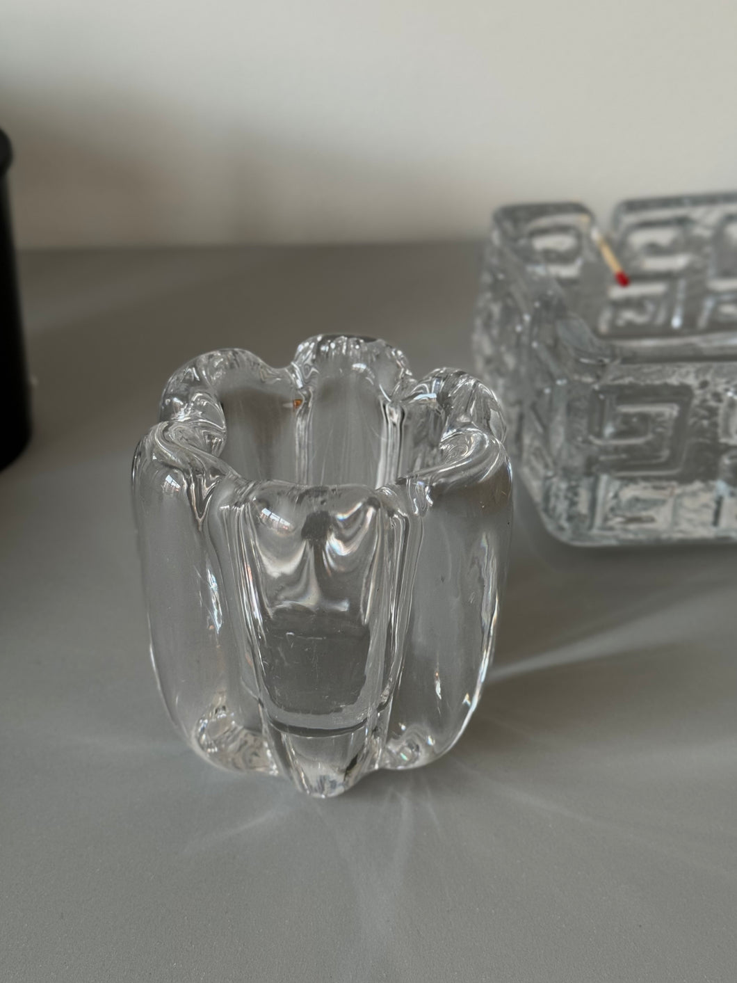 Petit vase en cristal d'Oberglas