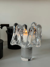 Load image into Gallery viewer, Scandinavian crystal tea light candleholder
