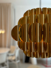 Load image into Gallery viewer, Brass hanging lamp by Thorsten Orrling for Temde Leuchten
