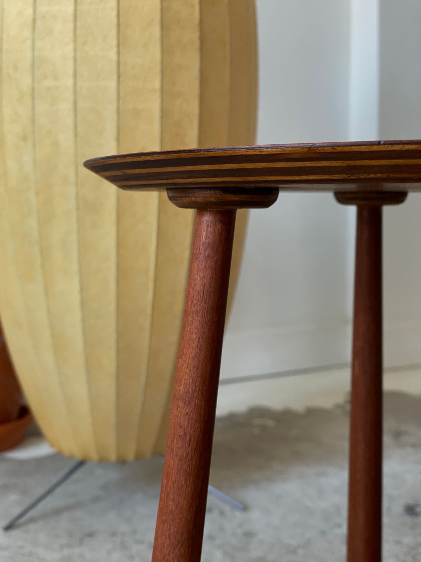 Small teak side table