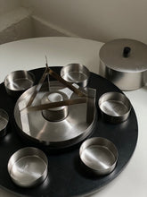 Charger l&#39;image dans la galerie, Service à fondue en acier inoxydable par Peter Holmblad pour Stelton
