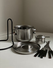 Charger l&#39;image dans la galerie, Service à fondue en acier inoxydable par Erik Magnussen pour Stelton
