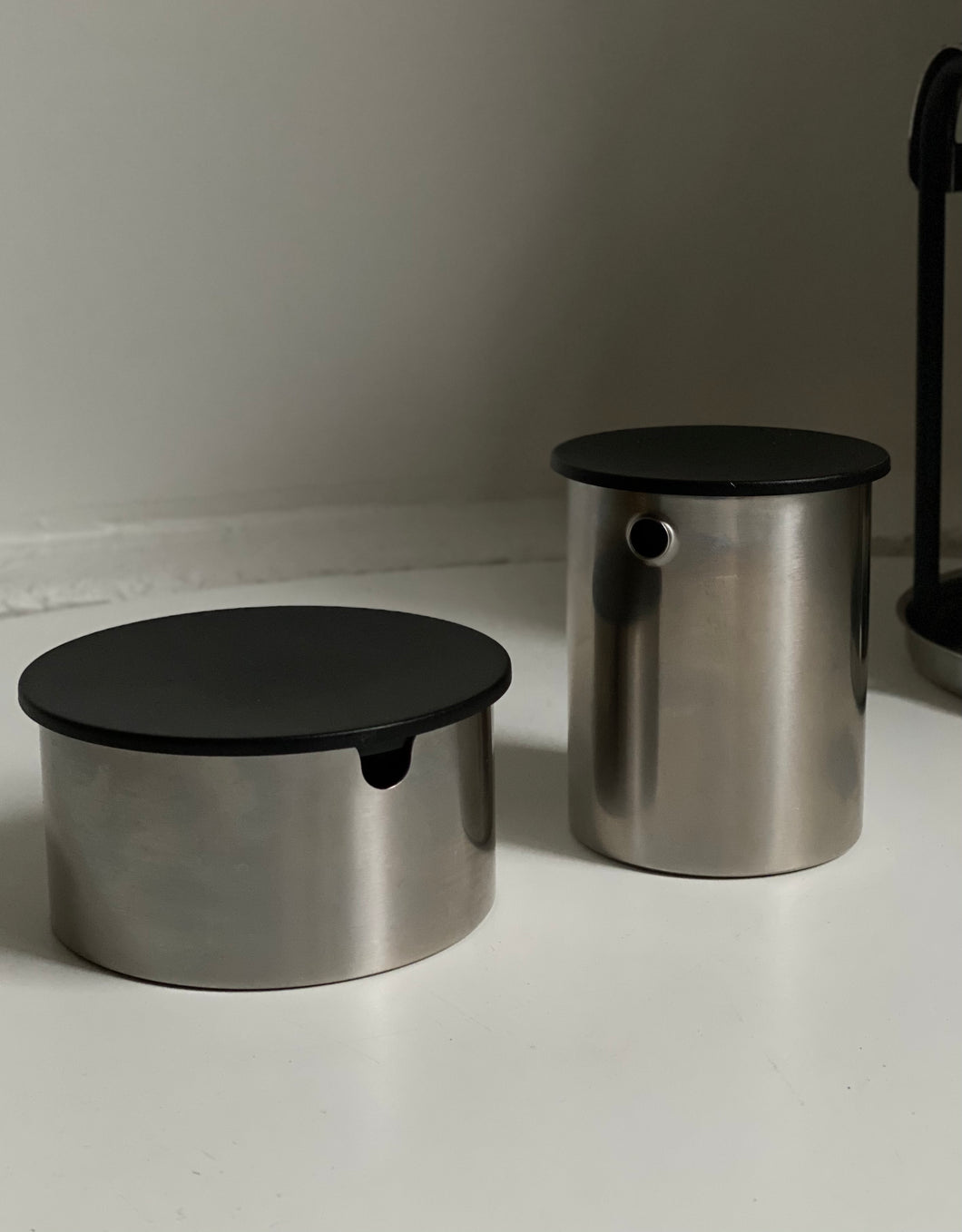 Sugar and creamer set by Erik Magnussen for Stelton