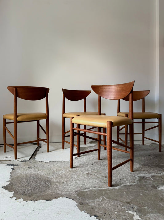 Set of 4 teak dining chairs by Peter Hvidt & Orla Mølgaard-Nielsen for Søborg
