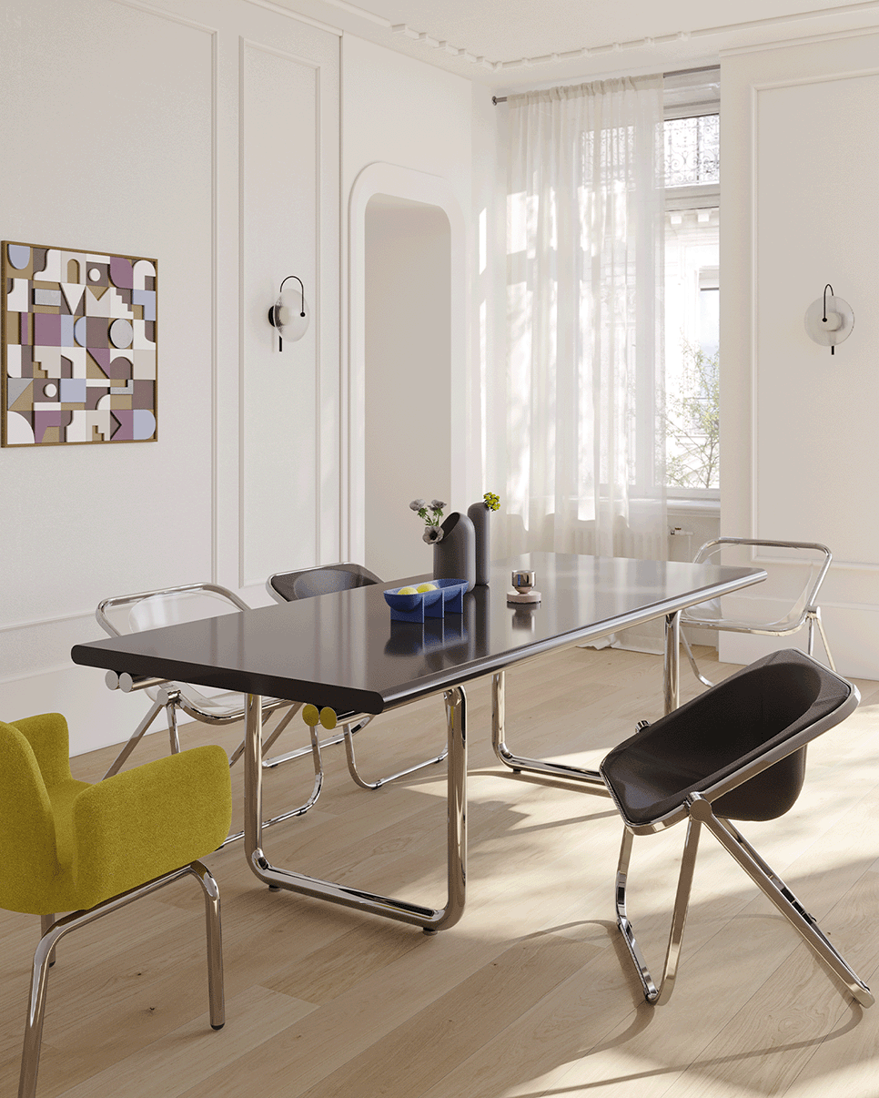 LC dining table by Castelli Design Studio