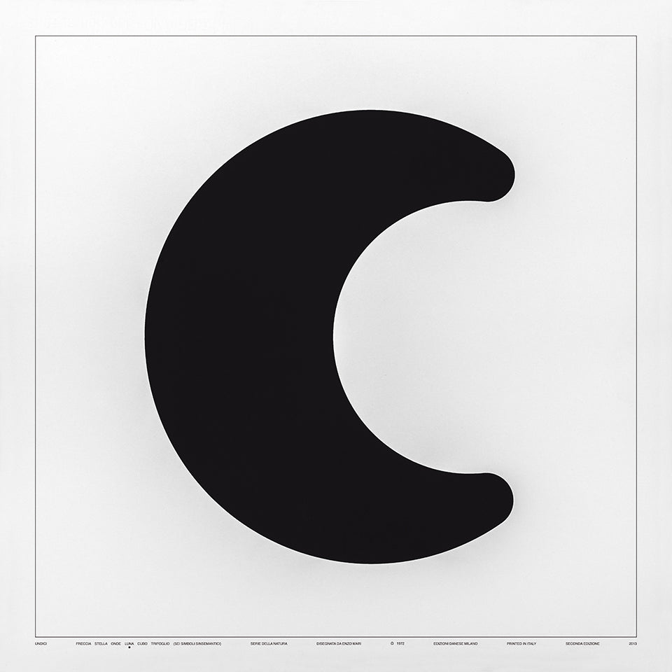 Impression Luna par Enzo Mari