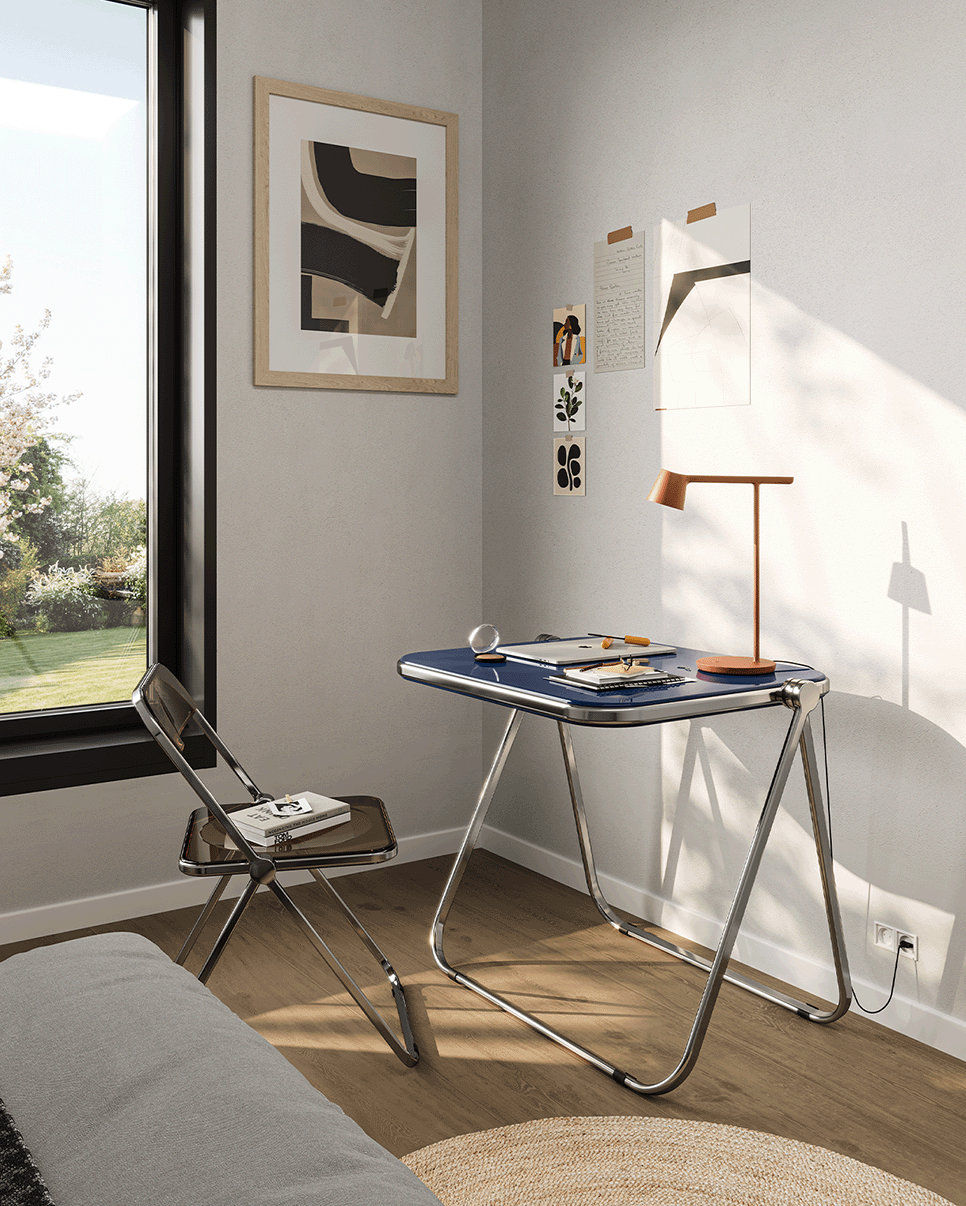 Bureau pliant Platone de Giancarlo Piretti