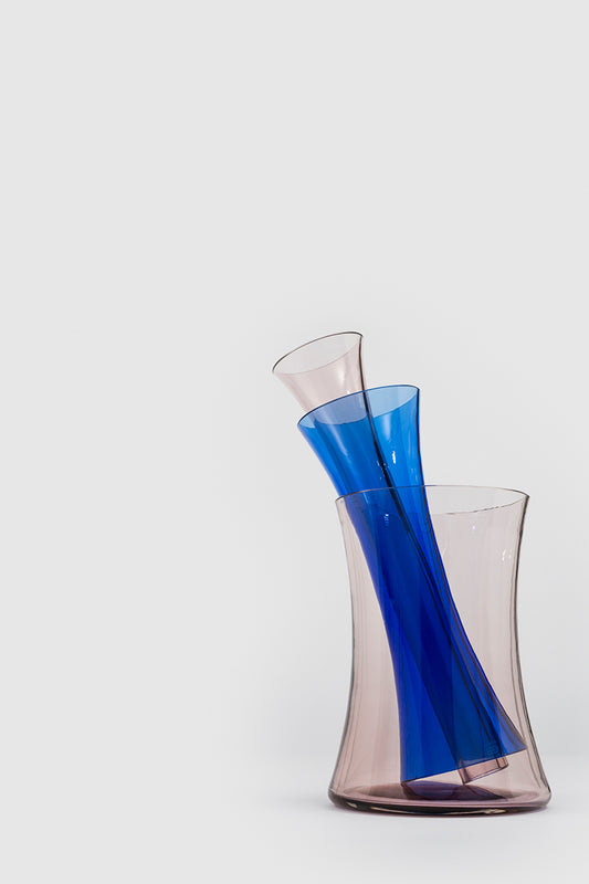 Murano D vase by Enzo Mari