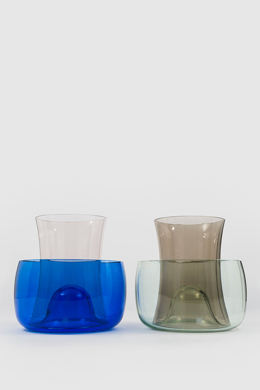 Murano E vase by Enzo Mari