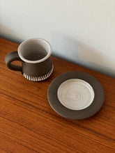 Load image into Gallery viewer, Ceramic mug and plate by Nicolas and Jacqueline Brodbeck
