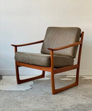 Load image into Gallery viewer, Pair of solid teak lounge chairs by Peter Hvidt and Orla Mølgaard-Nielsen for France&amp;Son
