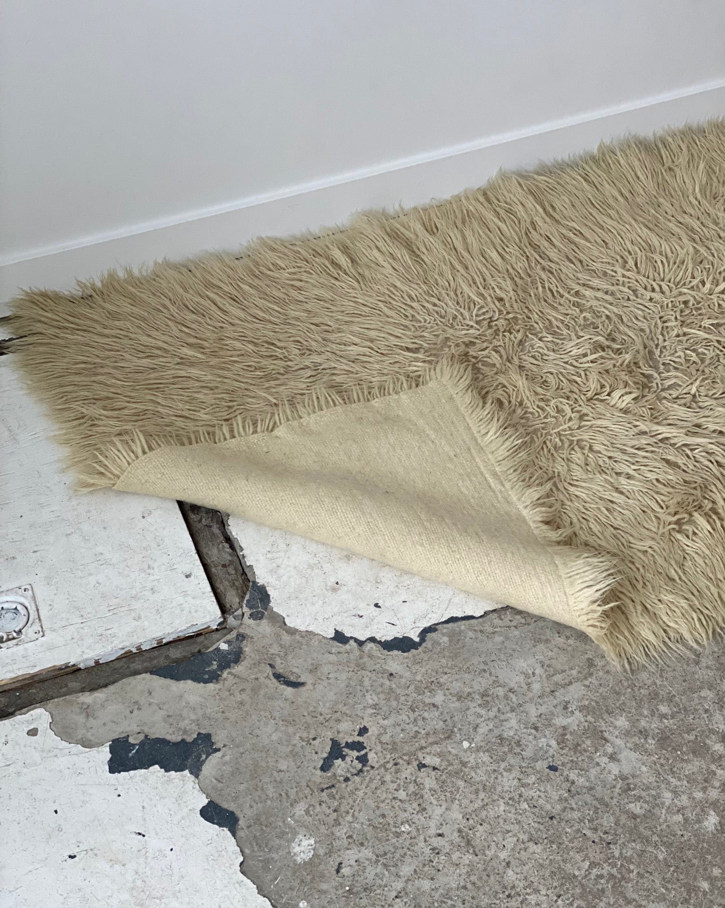 Petit tapis flokati