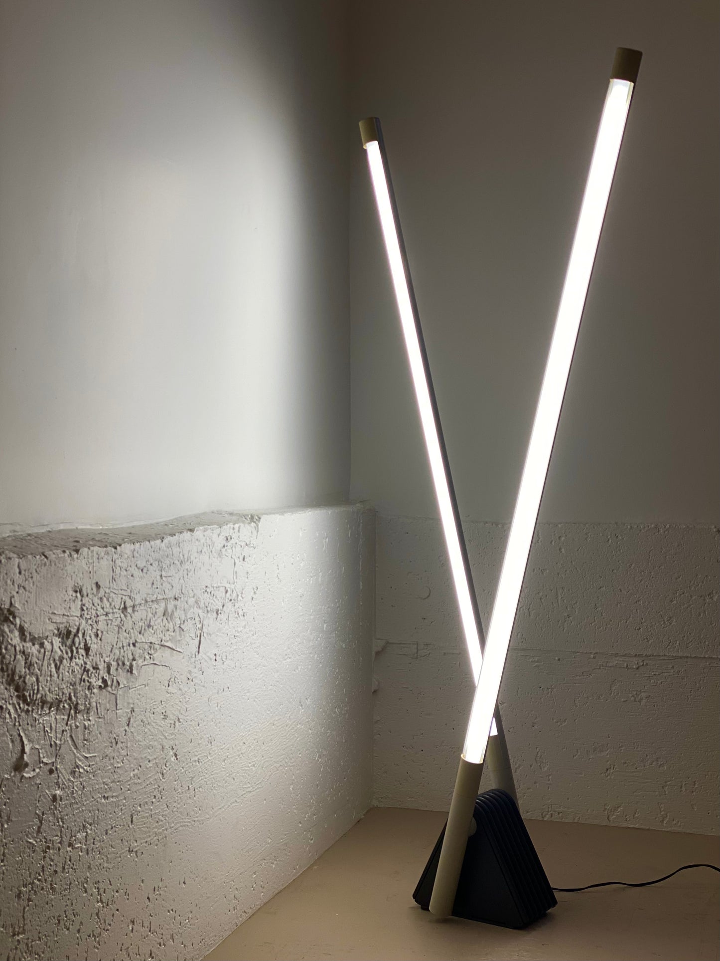 Sistema Flu floor lamp by Rodolfo Bonetto for Luci Italia