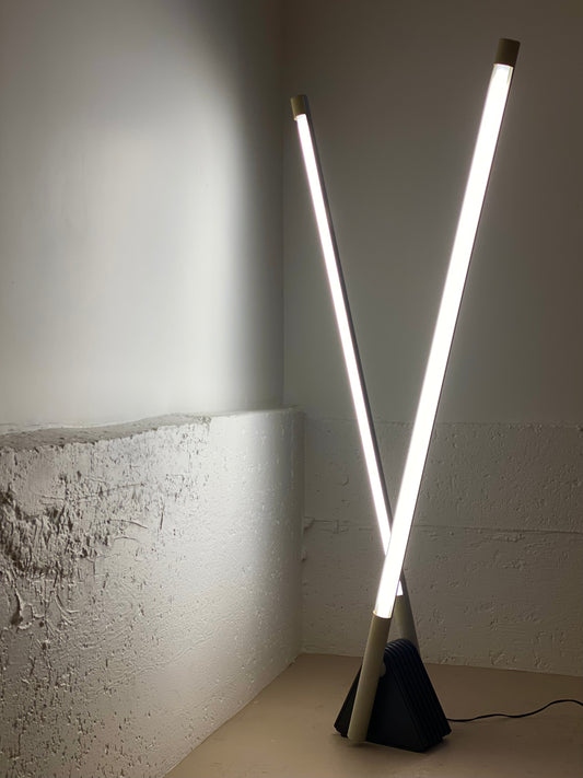 Sistema Flu floor lamp by Rodolfo Bonetto for Luci Italia